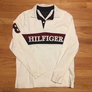 MEN’S TOMMY HILFIGER LONG SLEEVE RUGBY SHIRT